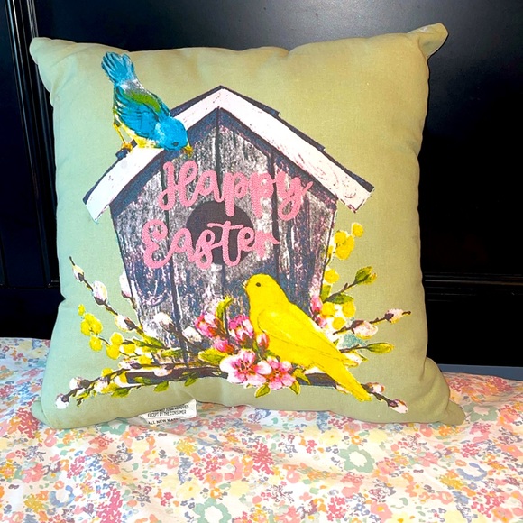 Other - Happy Easter accents pillow 18 in x 18 in